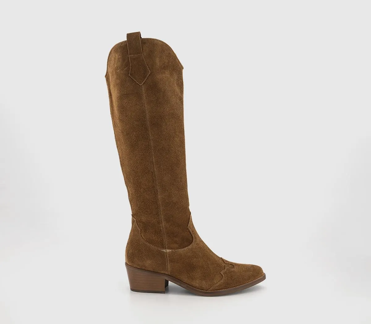 Kezia Heeled Western Knee Boots