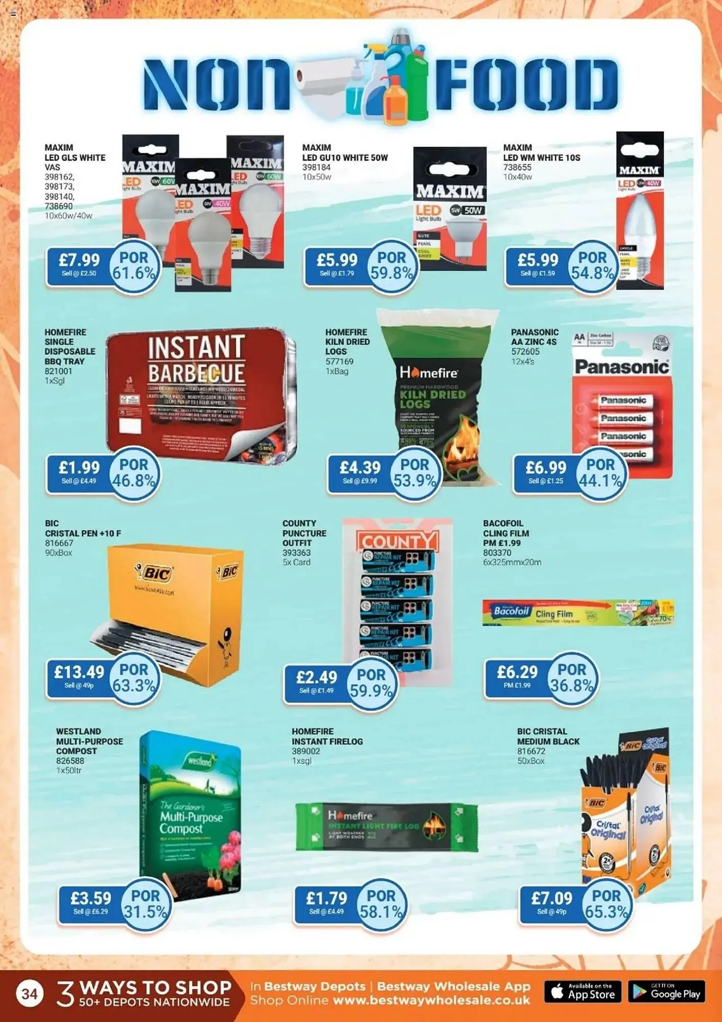 Bestway leaflet from 15 August to 11 September 2025 - Catalogue Page 34