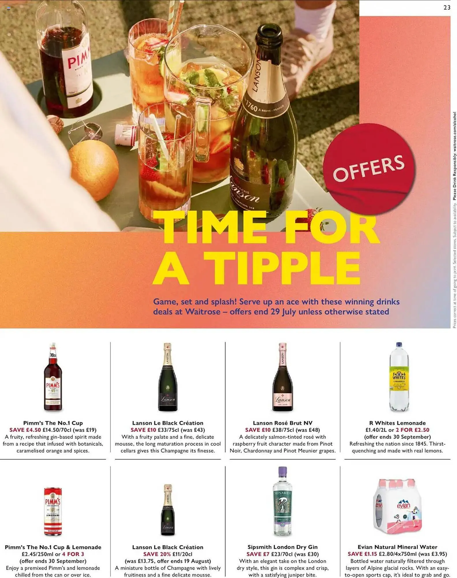 Waitrose leaflet from 3 July to 10 July 2025 - Catalogue Page 23