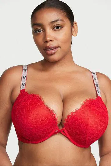 Very Sexy Shine Strap Add 2 Cups Push Up Bombshell Bra