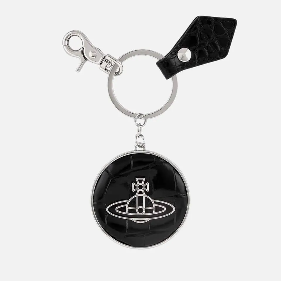 Vivienne Westwood Croc-Embossed Orb Keyring