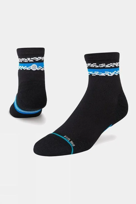 Mens Distort Quarter Socks