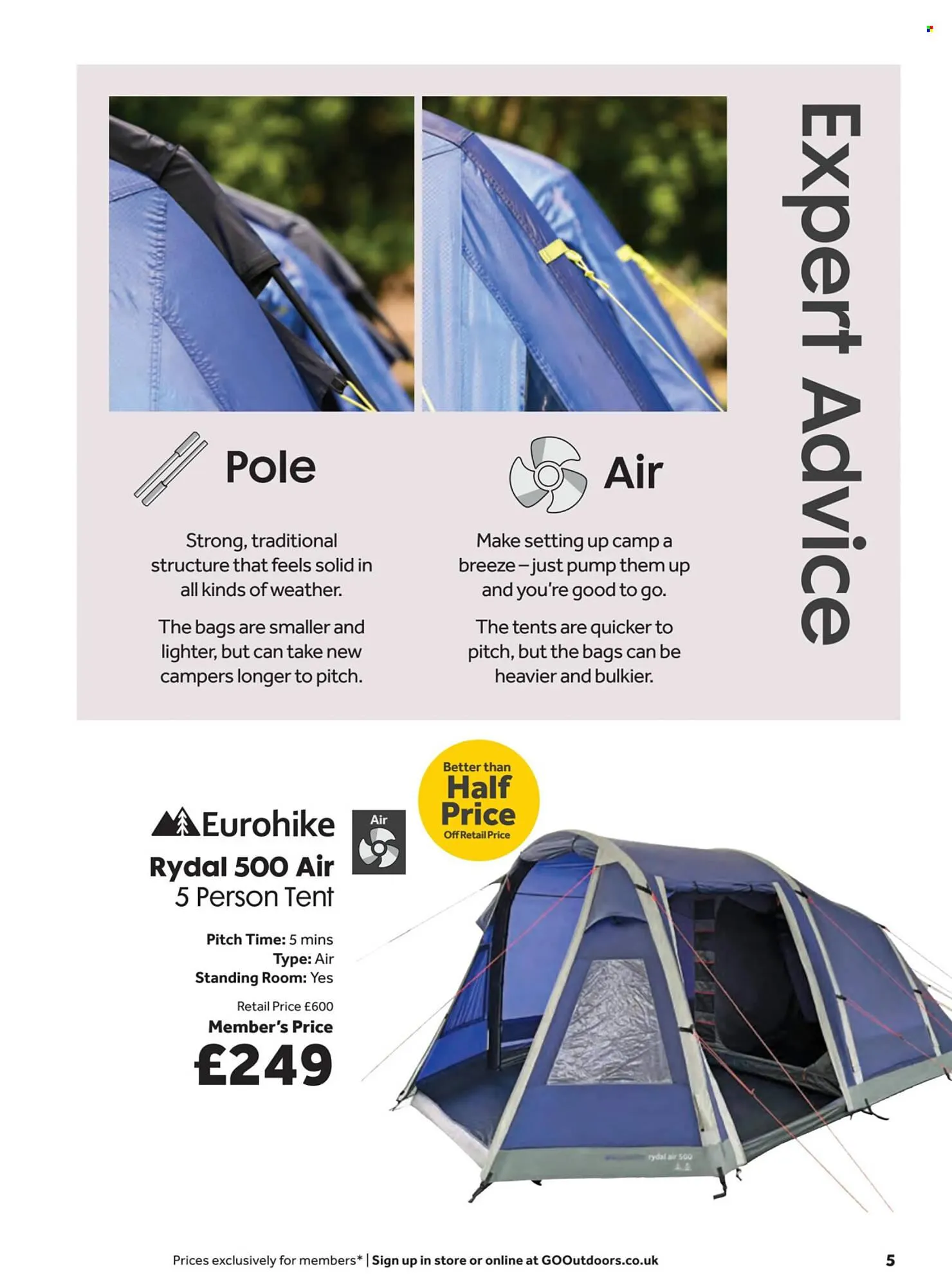 GO Outdoors leaflet from 20 May to 23 June 2025 - Catalogue Page 5