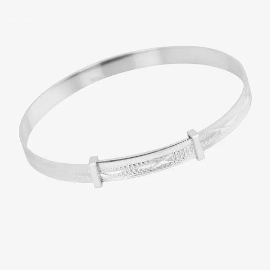 Silver Childs Medium Bangle BC41 1DCM
