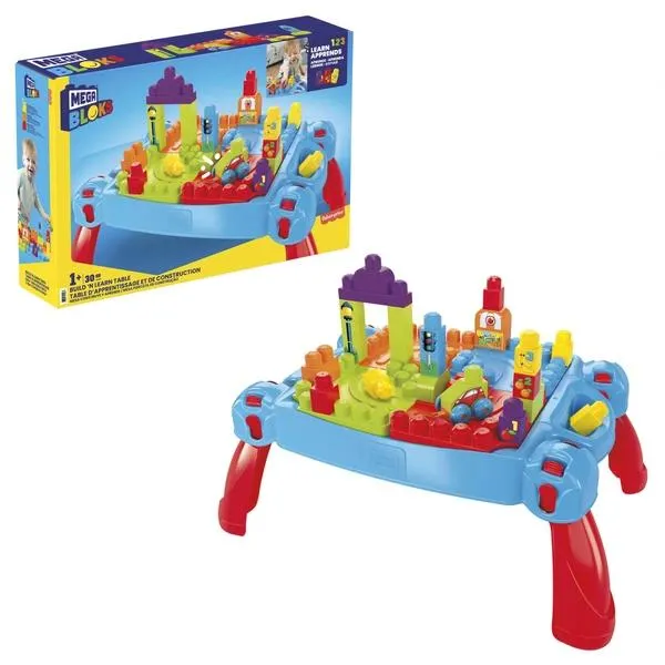 Mega Bloks Build & Learn Table Classic Building Toy