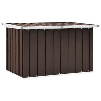 vidaXL Garden Storage Box Brown 109x67x65 cm