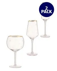 Crofton Festive 2 Pack Glasses
