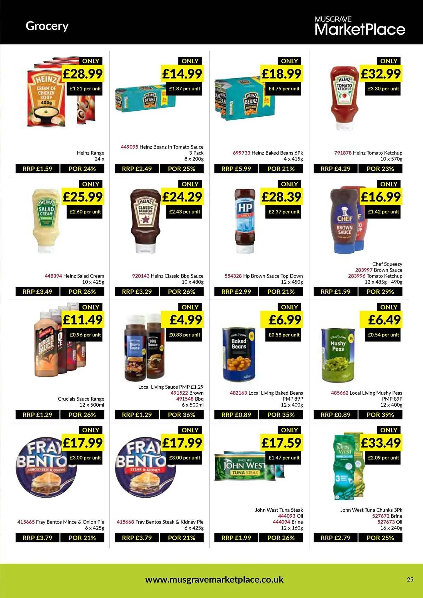 Musgrave MarketPlace leaflet from 27 October to 16 November 2025 - Catalogue Page 25