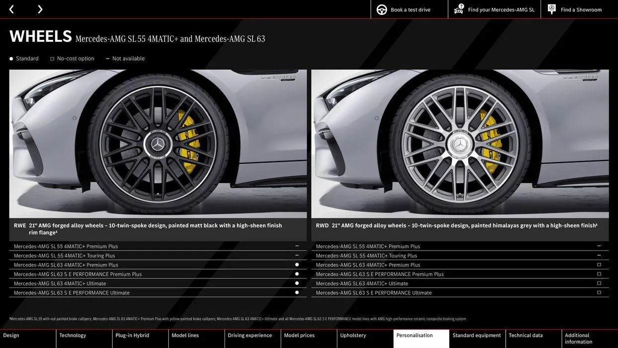 Mercedes-AMG SL from 24 August to 24 August 2025 - Catalogue Page 57