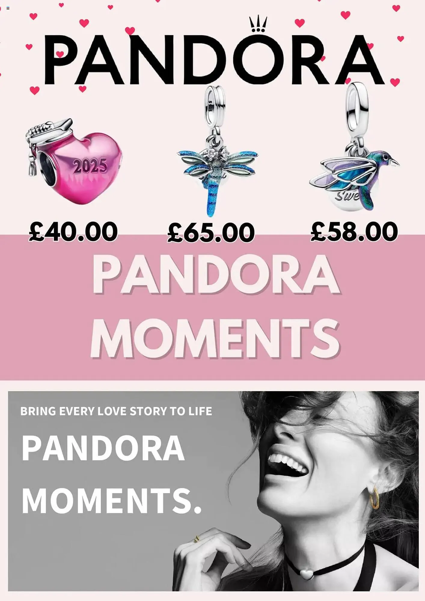 Pandora leaflet from 23 April to 22 May 2025 - Catalogue Page 1