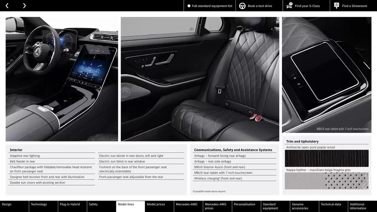 Mercedes Benz S-Class Saloon from 10 October to 10 October 2025 - Catalogue Page 26