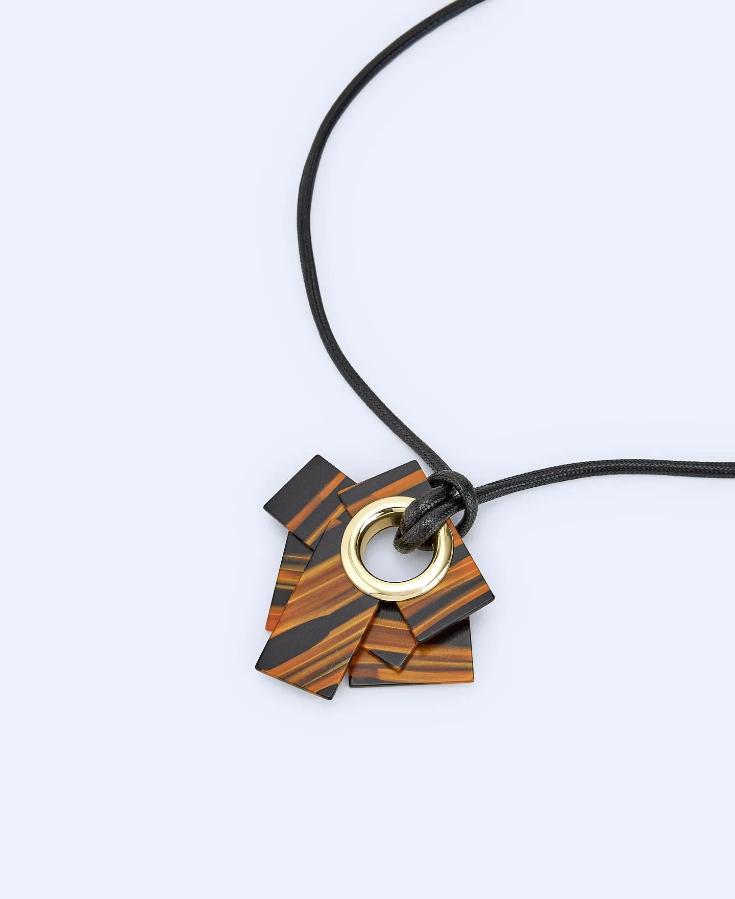 Rectangular resin pendant