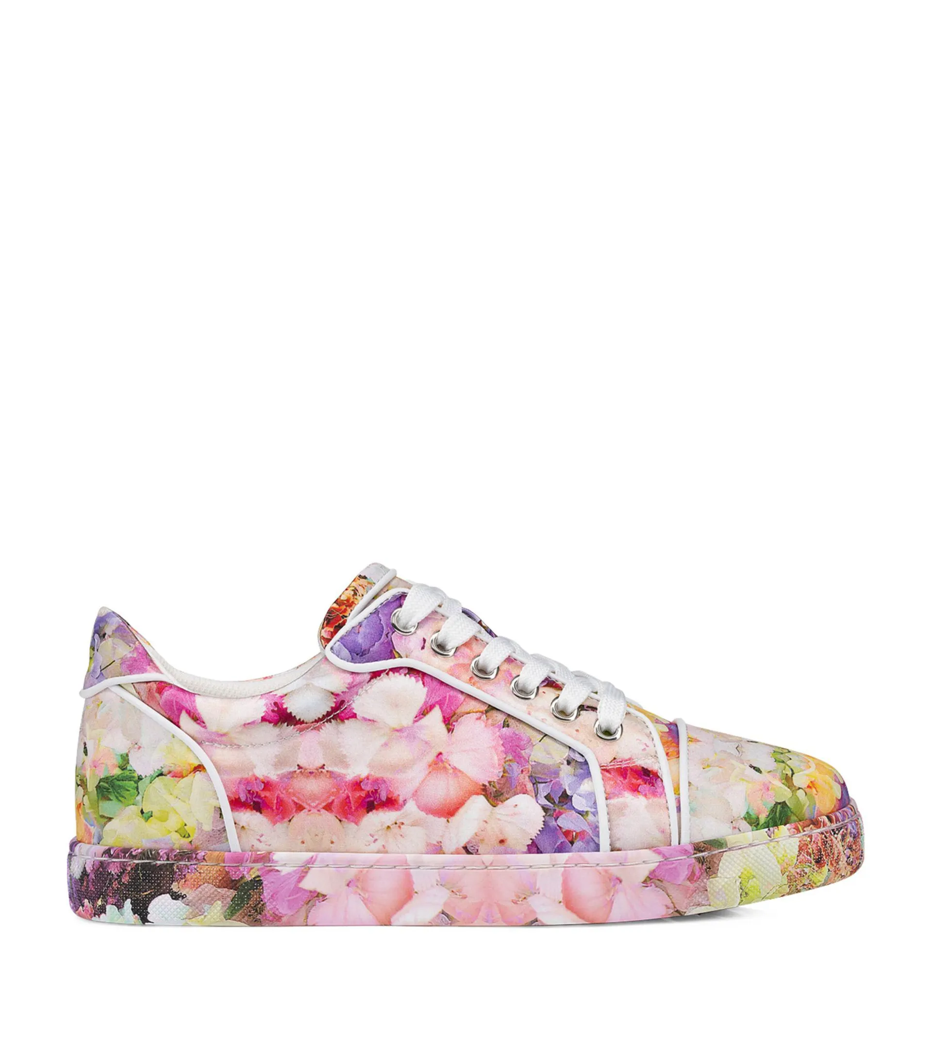 Vieira Orlato Silk Floral Low-Top Sneakers
