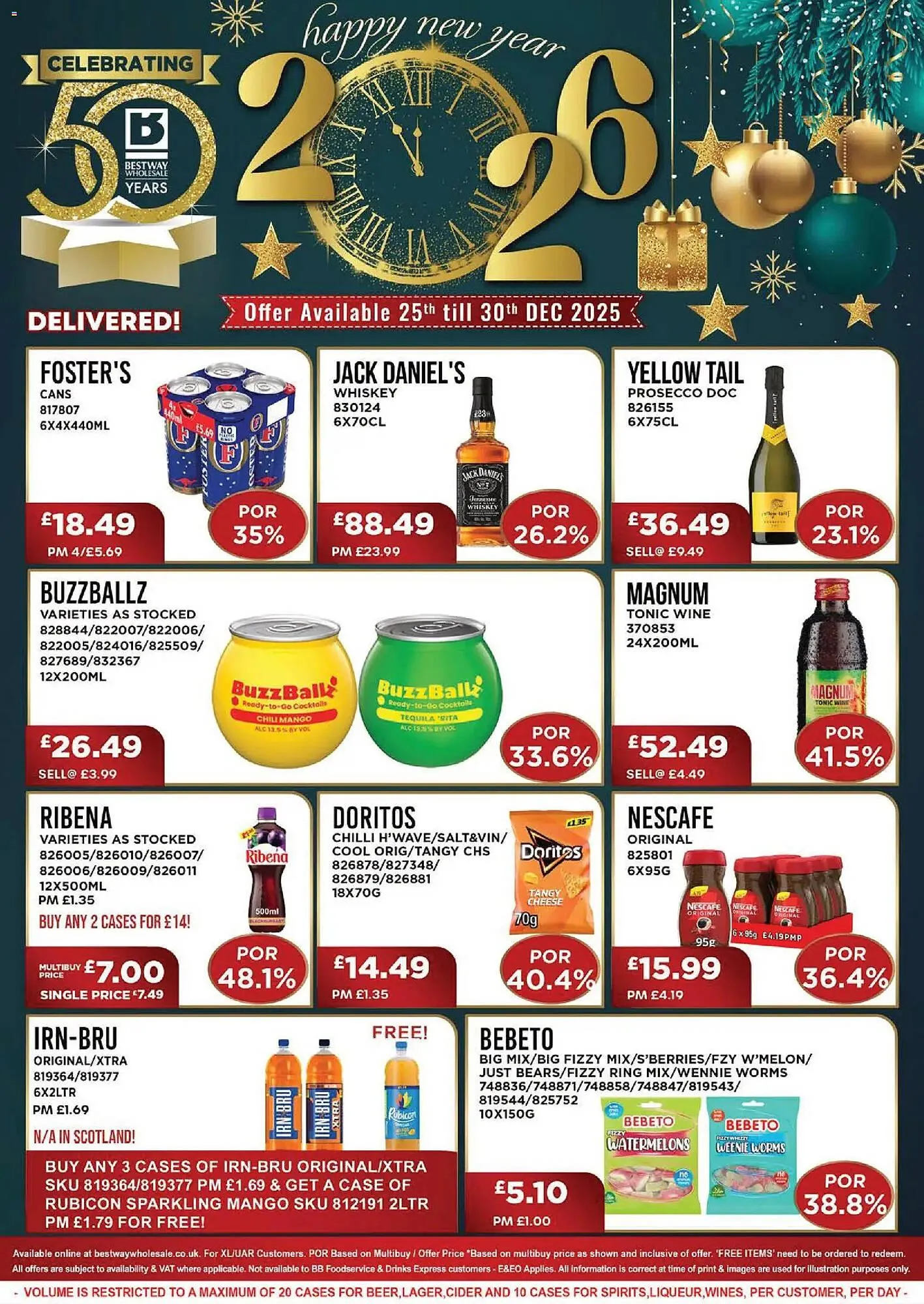 Bestway leaflet from 25 December to 30 December 2025 - Catalogue Page 1