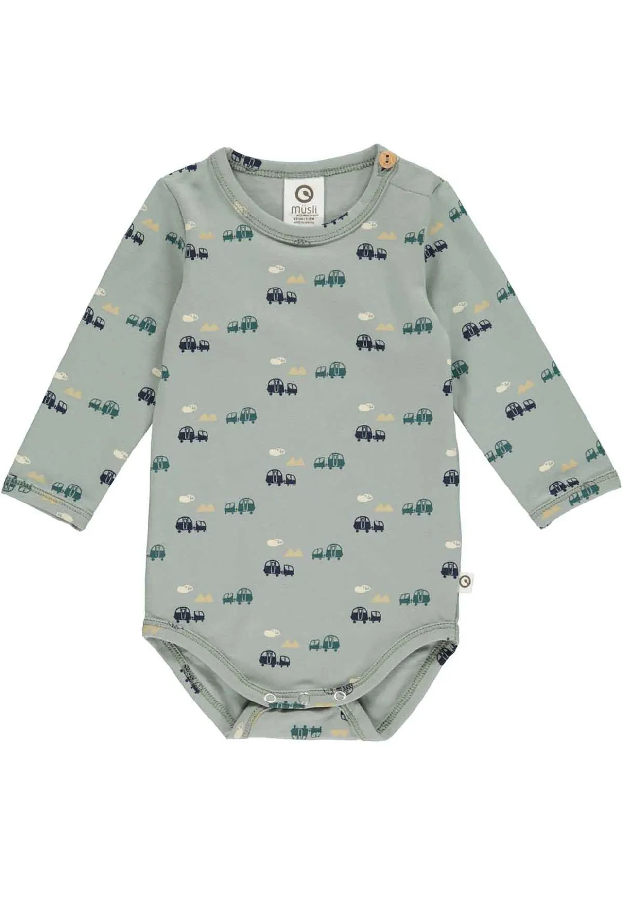 Bodysuit with car print