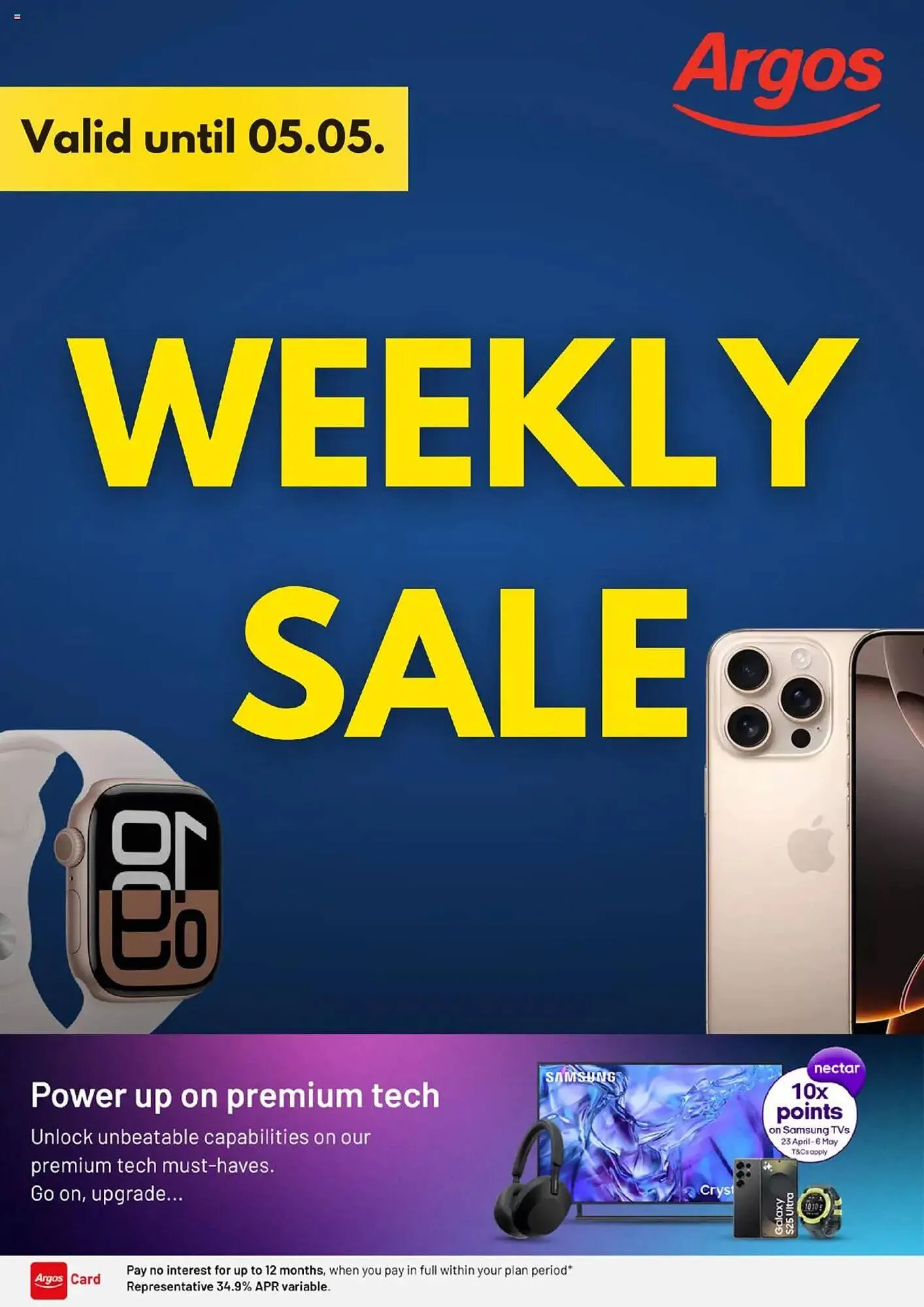 Argos leaflet from 29 April to 5 May 2025 - Catalogue Page 1