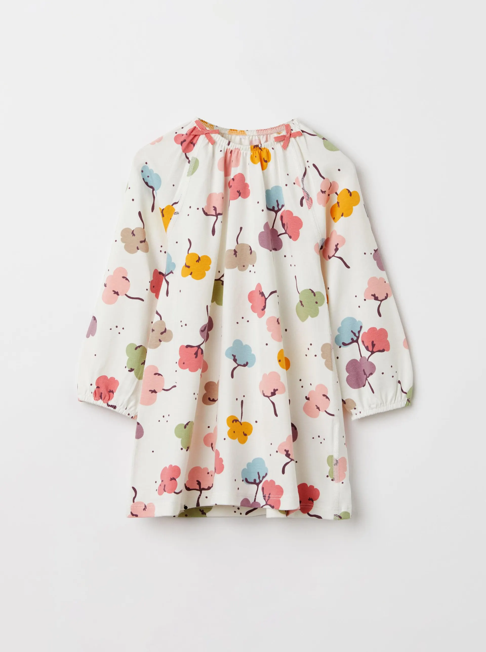 Cotton Flower Print Baby Dress