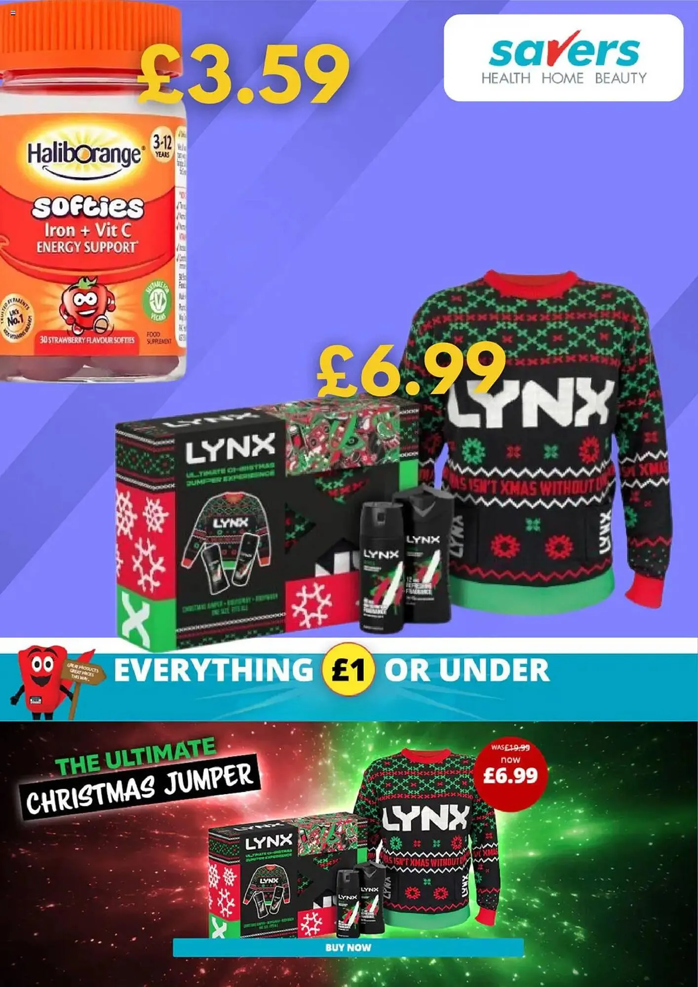 Savers leaflet from 19 October to 19 November 2025 - Catalogue Page 1