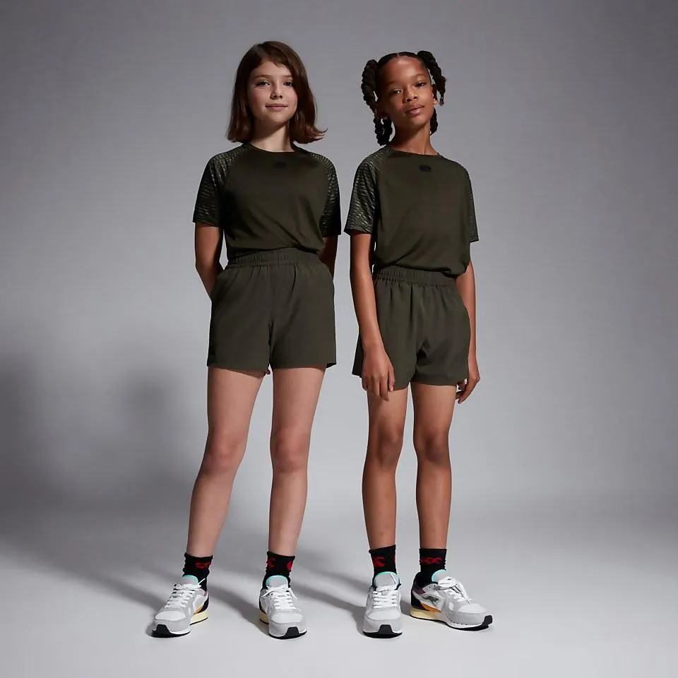 JUNIOR UNISEX WOVEN SHORTS GREEN