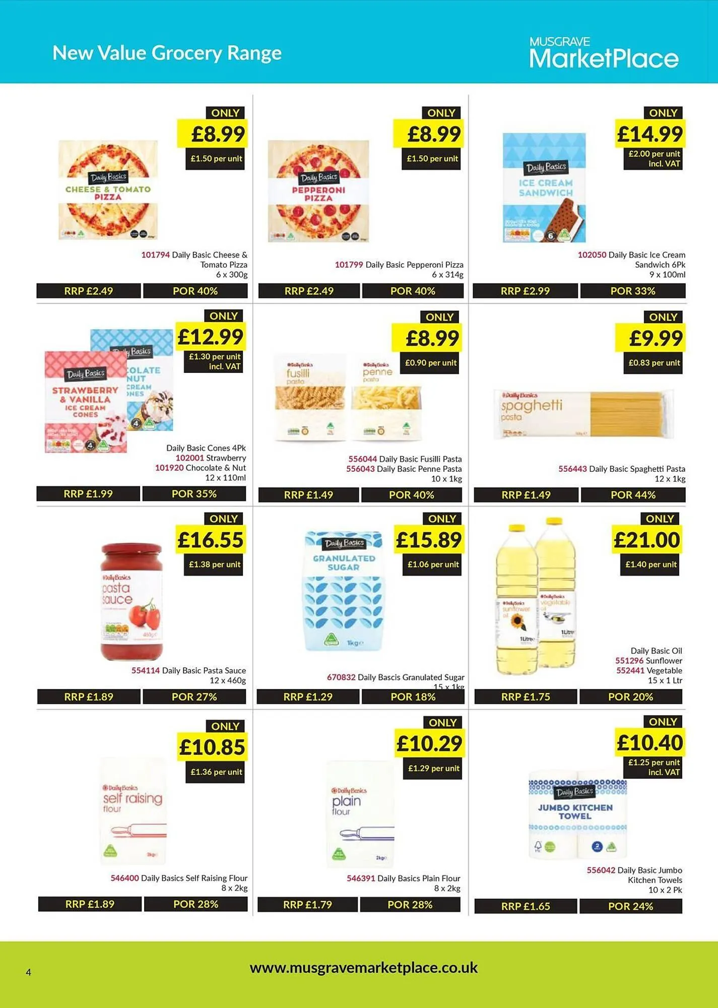 Musgrave MarketPlace leaflet from 25 August to 14 September 2025 - Catalogue Page 4