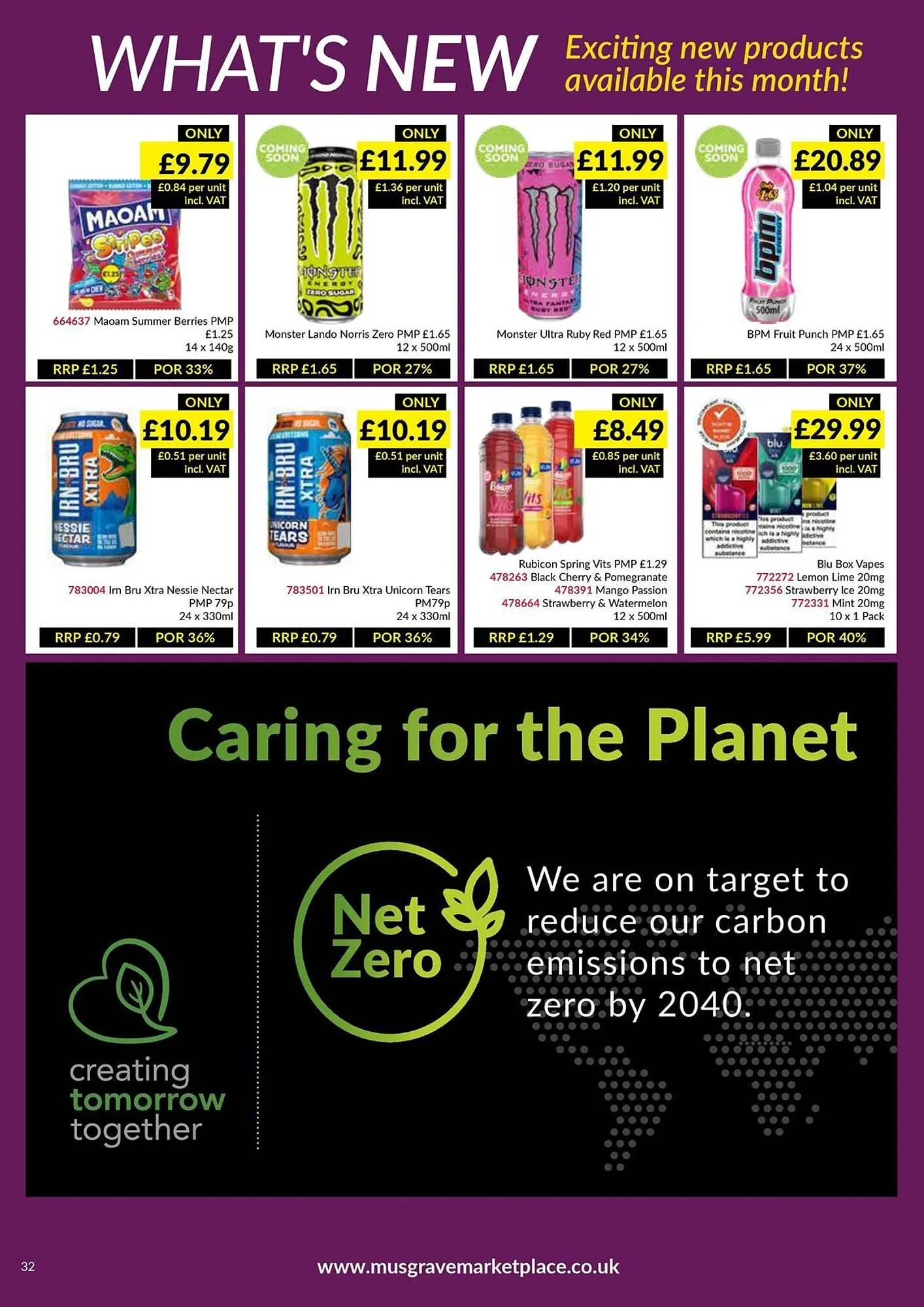 Musgrave MarketPlace leaflet from 3 June to 22 June 2025 - Catalogue Page 32