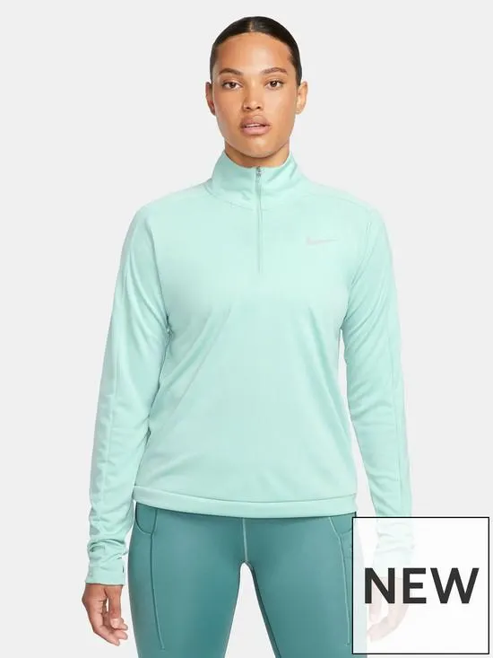 Dri-FIT Pacer Women's 1/4-Zip Pullover Top - Blue