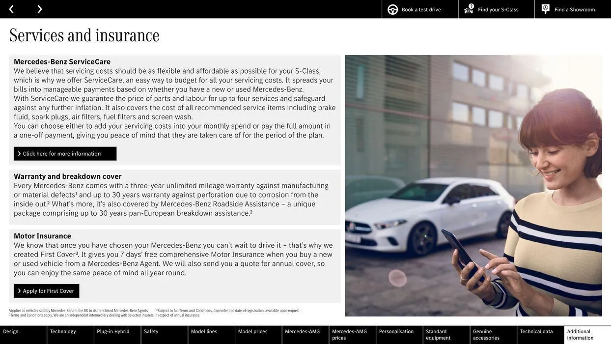 Mercedes Benz S-Class Saloon from 2 May to 30 November 2024 - Catalogue Page 66