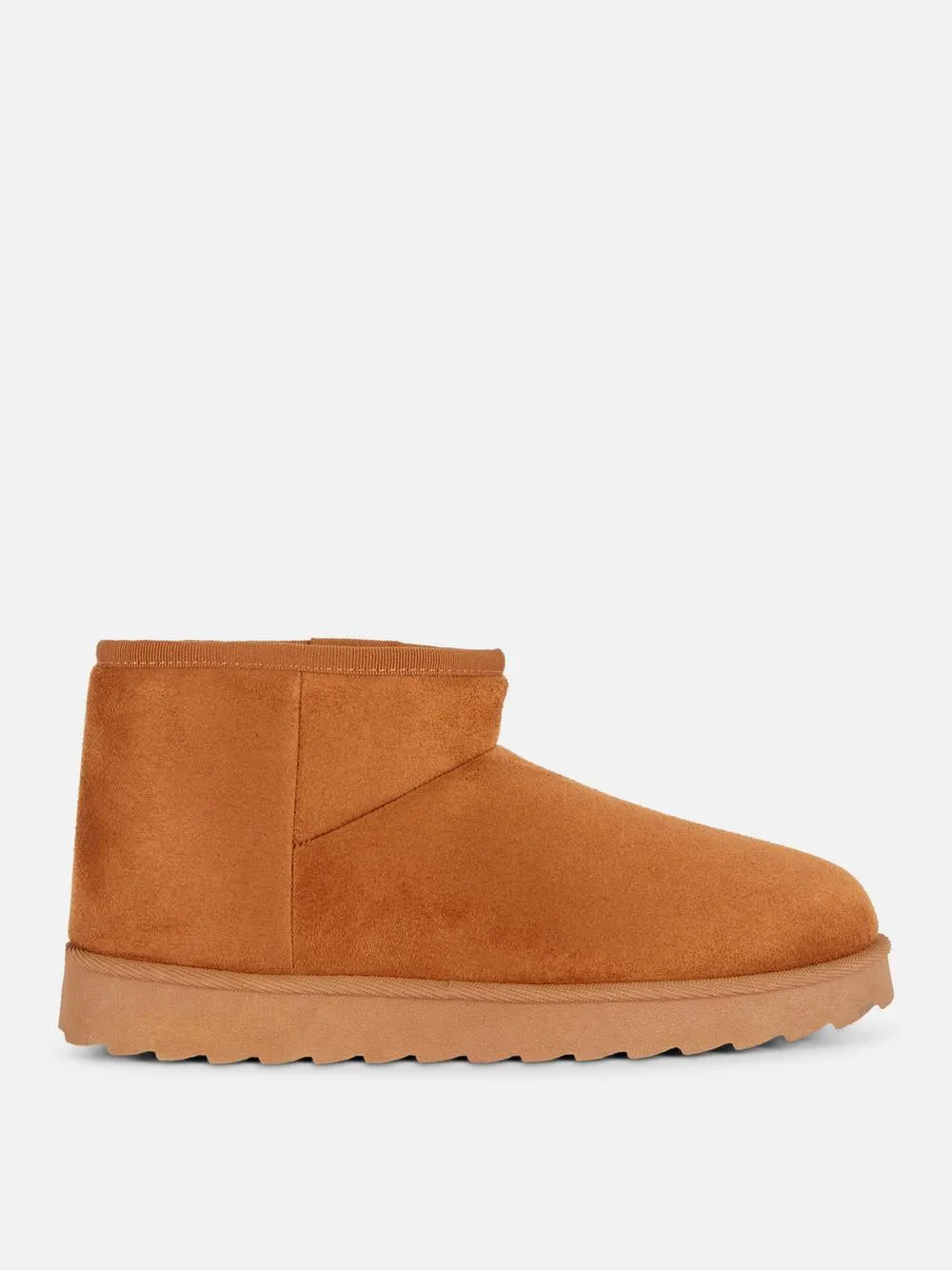 Short Faux Suede Boots