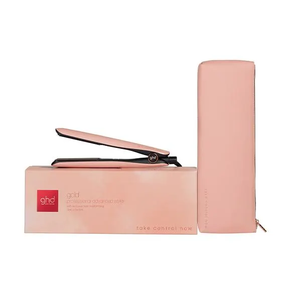 ghd gold® limited edition hair straightener - pink peach charity edition