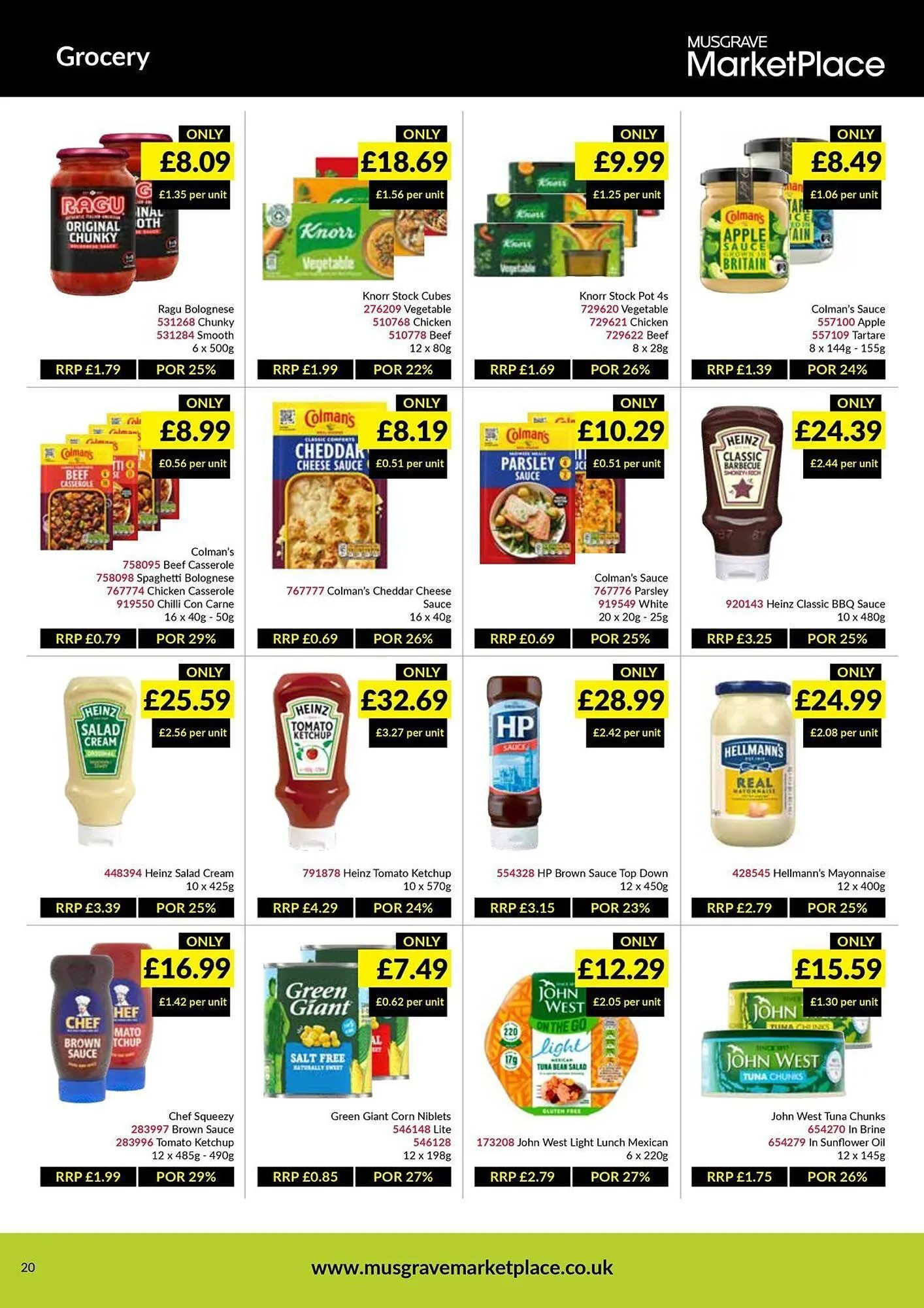 Musgrave MarketPlace leaflet from 26 January to 15 February 2026 - Catalogue Page 20