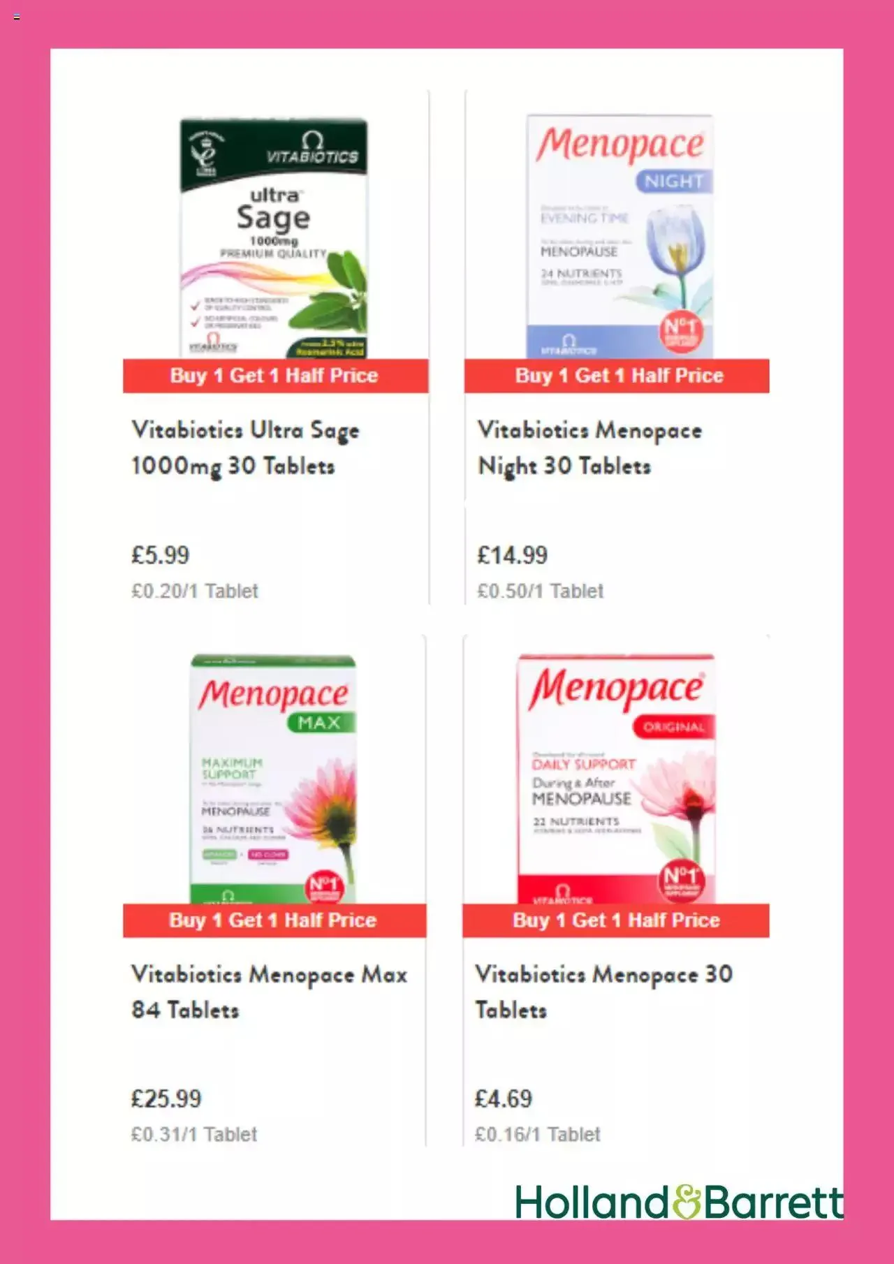 Holland & Barrett offers from 5 July to 31 December 2023 - Catalogue Page 4