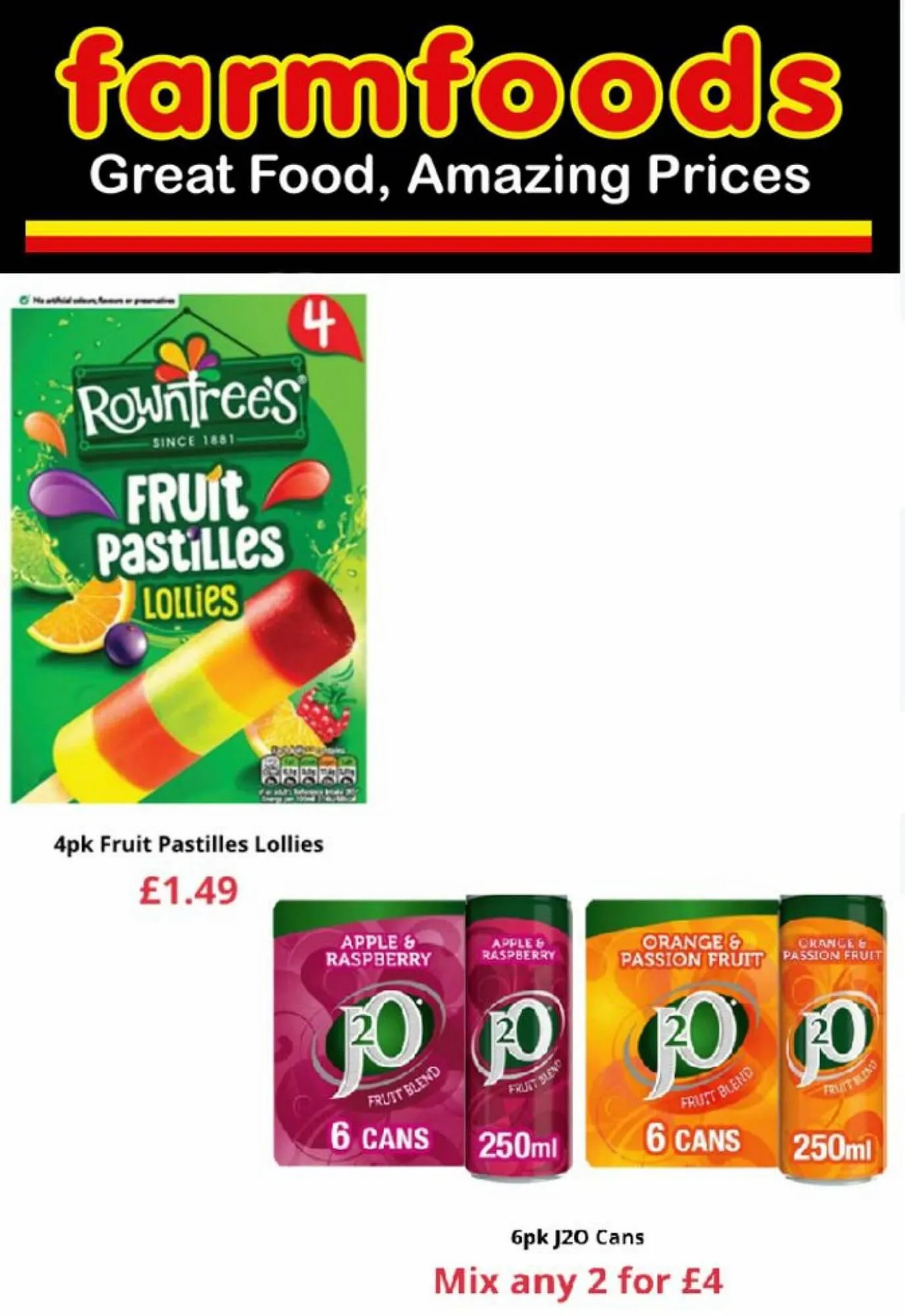 Farmfoods leaflet - 1