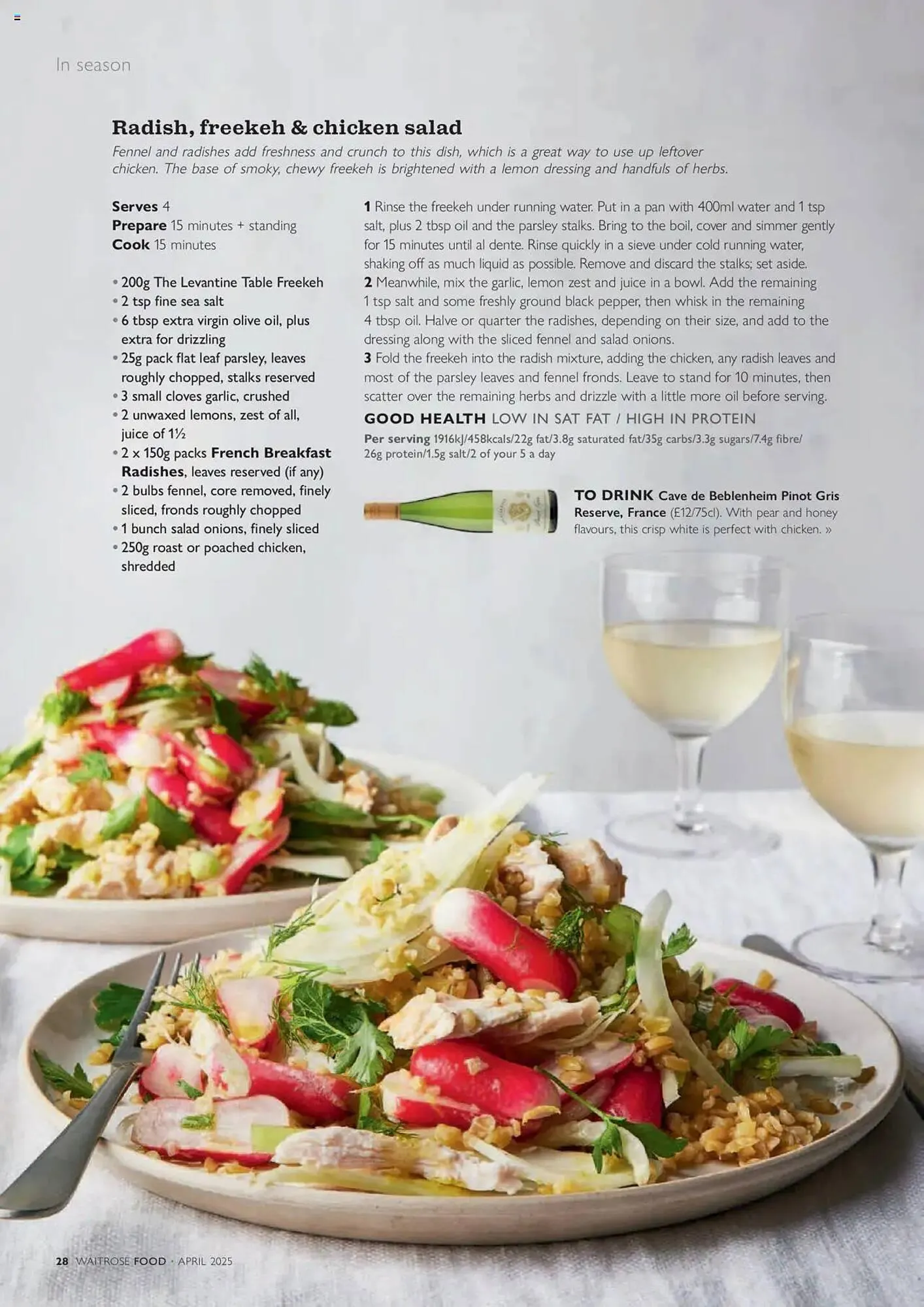 Waitrose leaflet from 26 March to 30 April 2025 - Catalogue Page 28