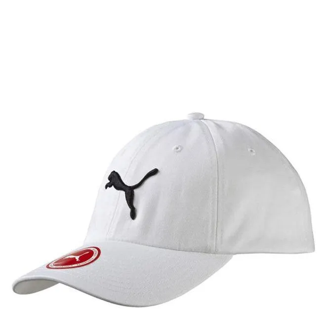 Puma Mens Essentials No1 Logo Cap in White
