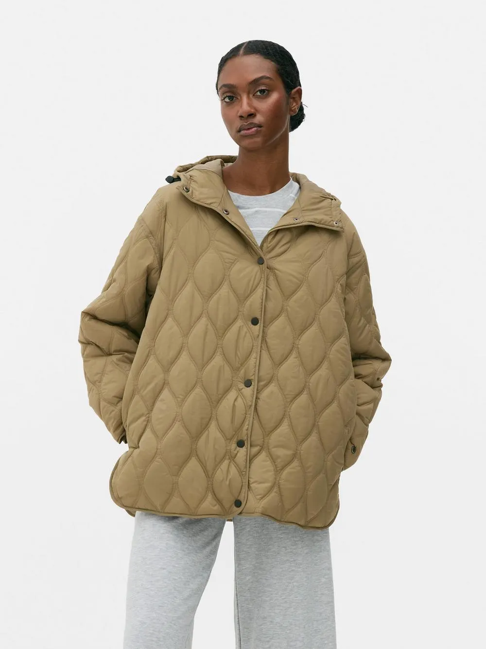 Quilted Hooded Puffer Coat