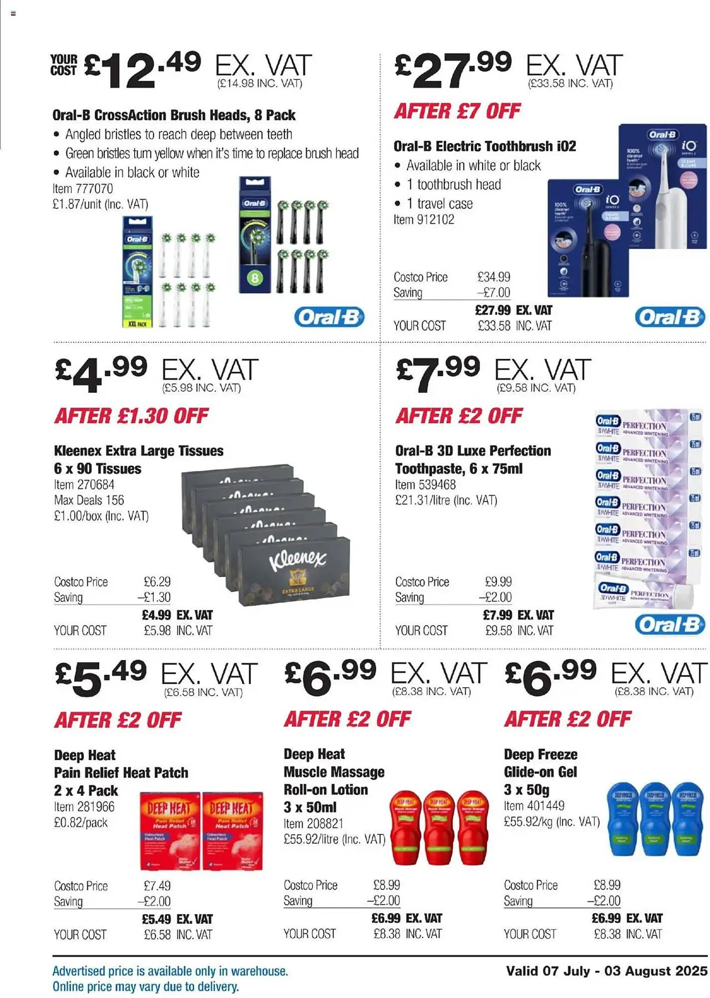 Costco leaflet from 7 July to 3 August 2025 - Catalogue Page 17