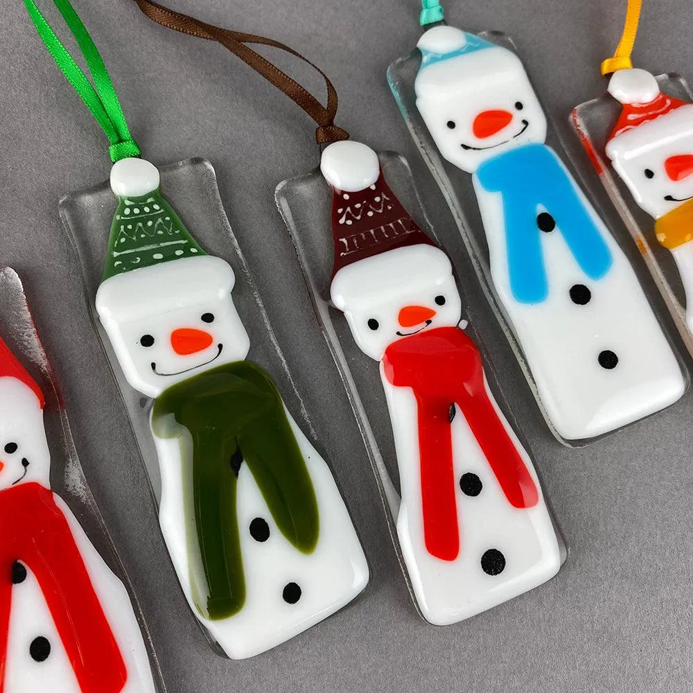 Snowman Decoration - Various Colours