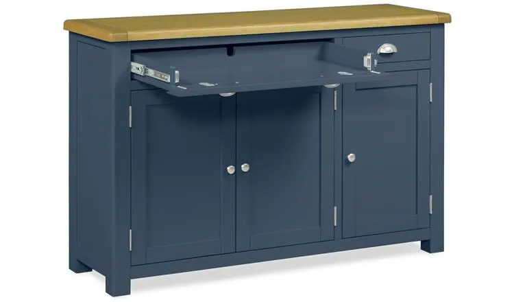 Habitat Kent 3 Door 2 Drawer Sideboard - Grey & Oak