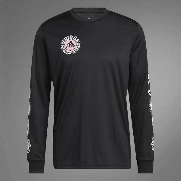 Freedom Running Graphic Long Sleeve T-Shirt