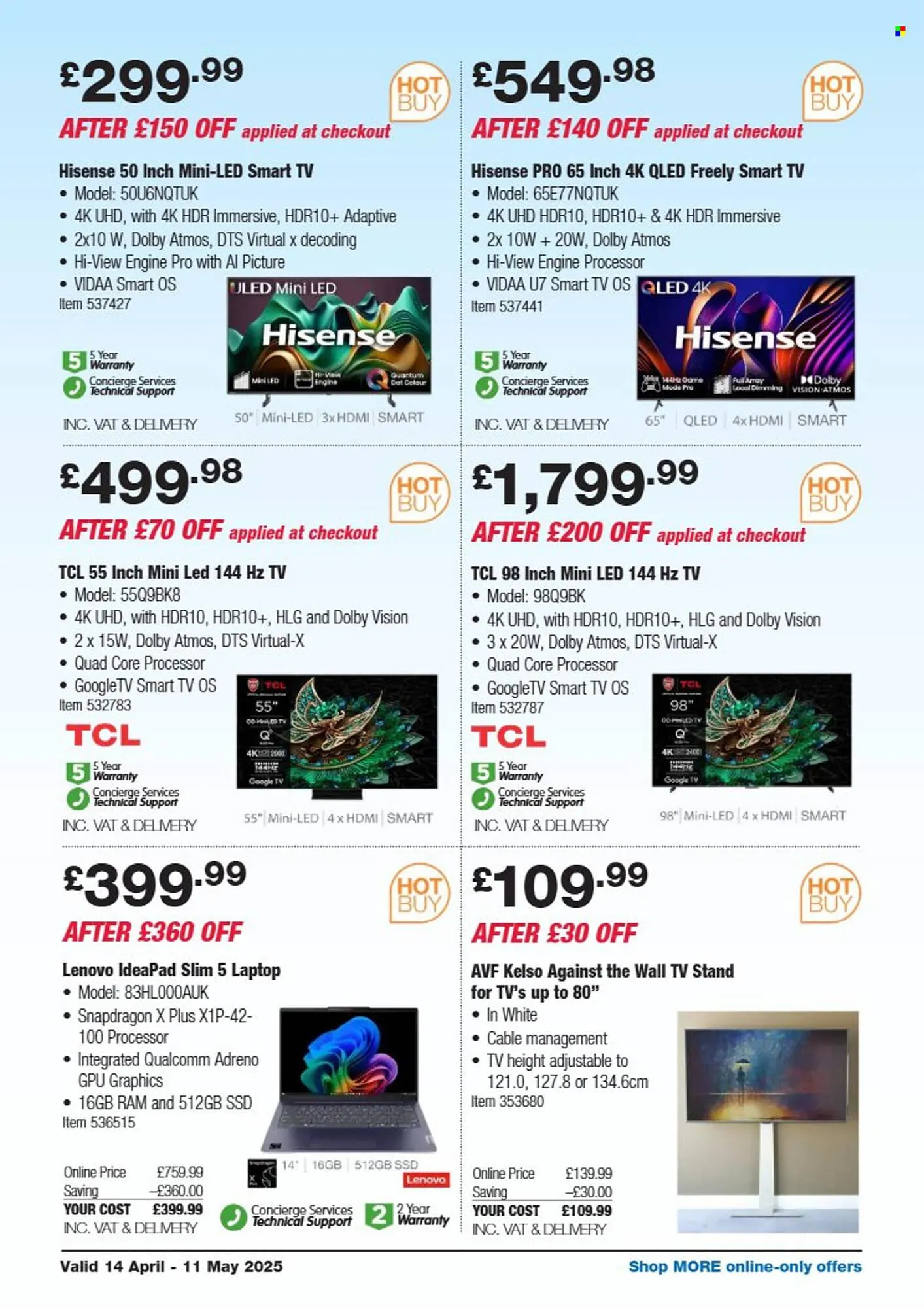 Costco leaflet from 14 April to 11 May 2025 - Catalogue Page 30