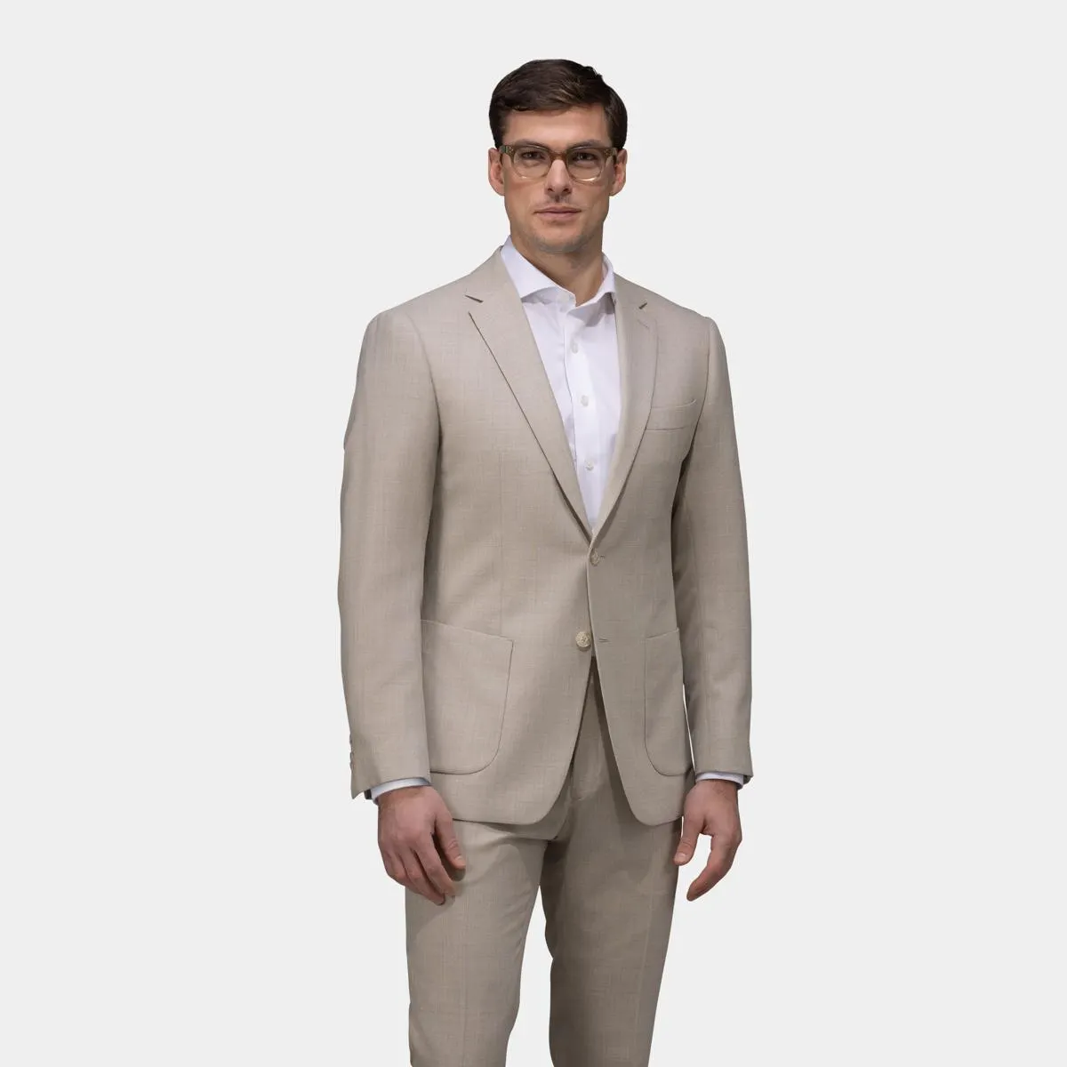 Ivory two-piece suit