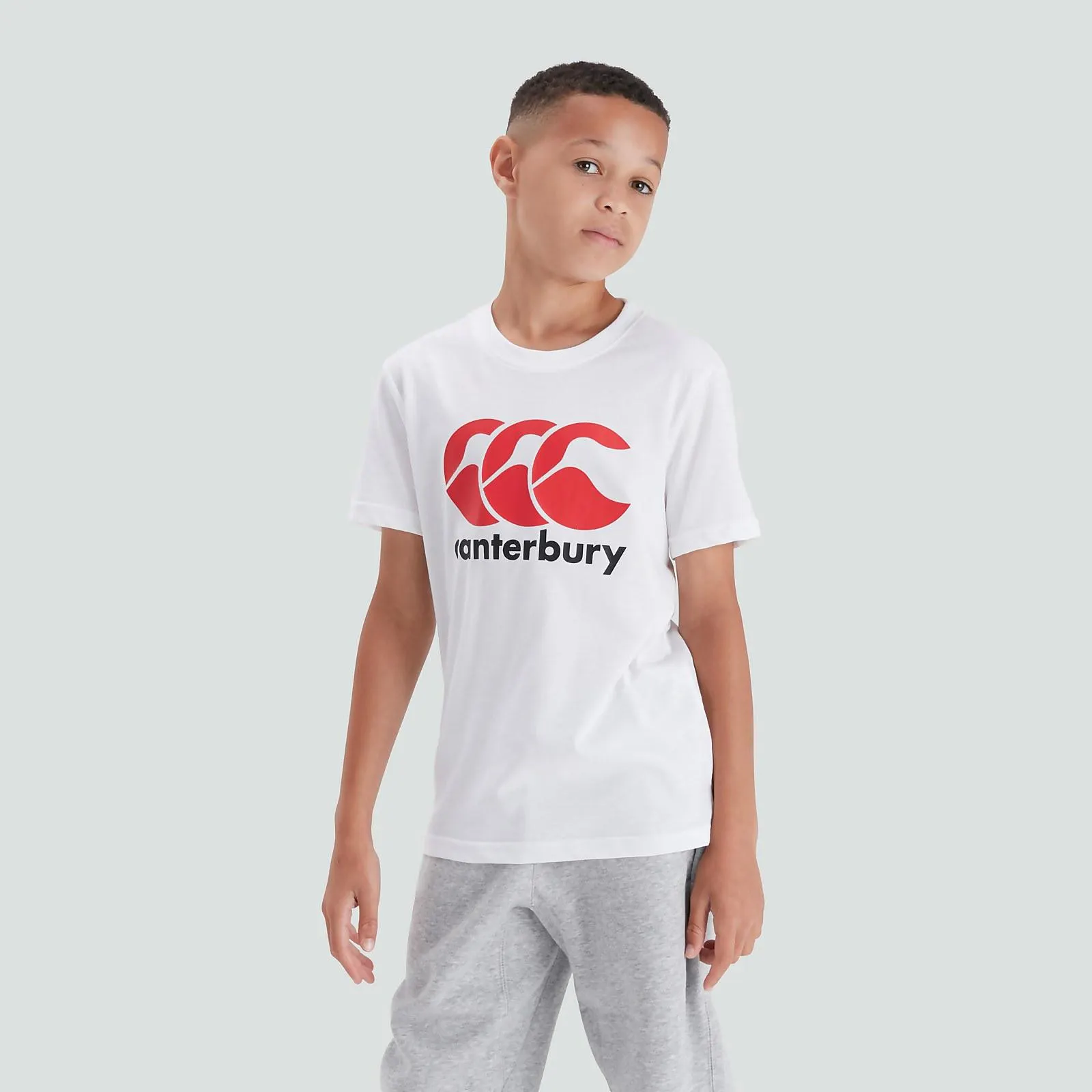 JUNIOR UNISEX CCC LOGO TEE WHITE