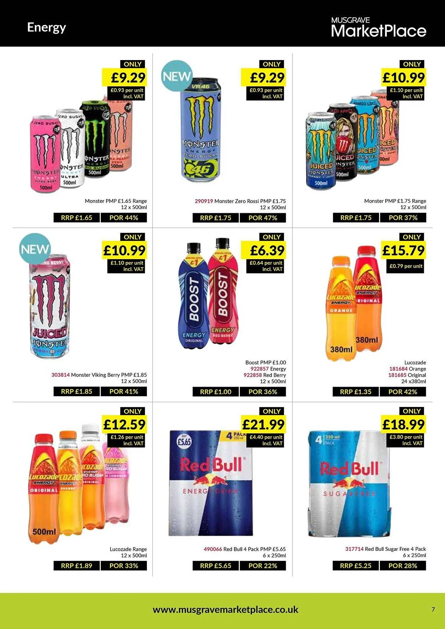 Musgrave MarketPlace leaflet from 5 January to 25 January 2026 - Catalogue Page 7