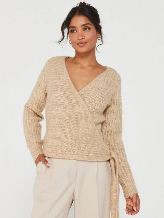 Wrap Cardigan - Natural