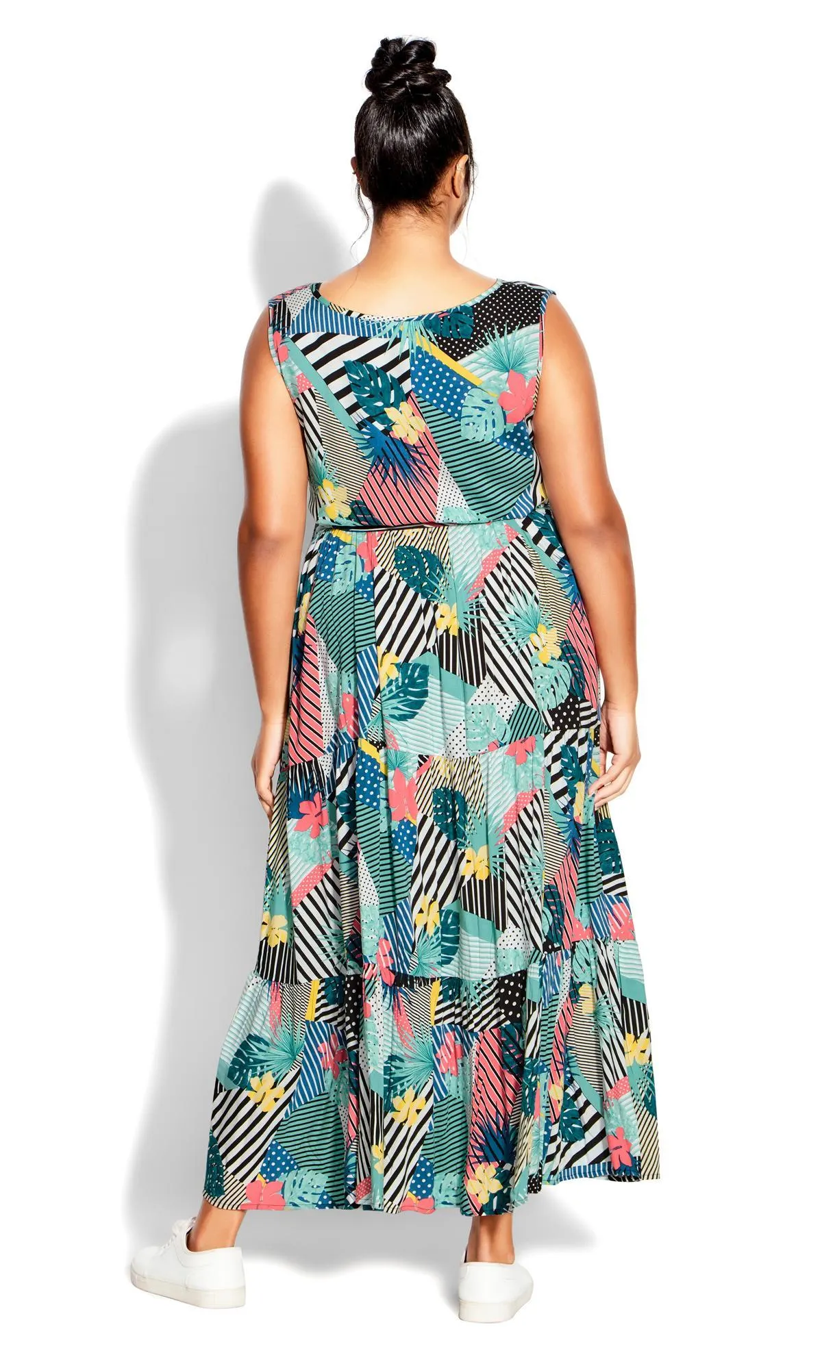 Evans Blue Seashore Maxi Dress