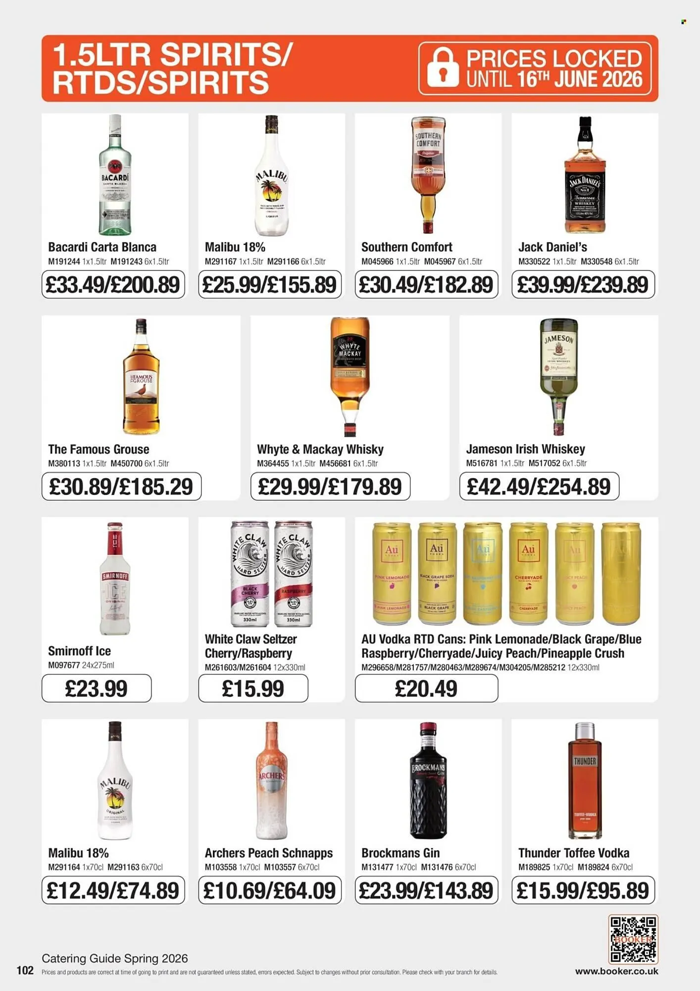 Booker Wholesale brochure from 4 March to 16 June 2026 - Catalogue Page 102