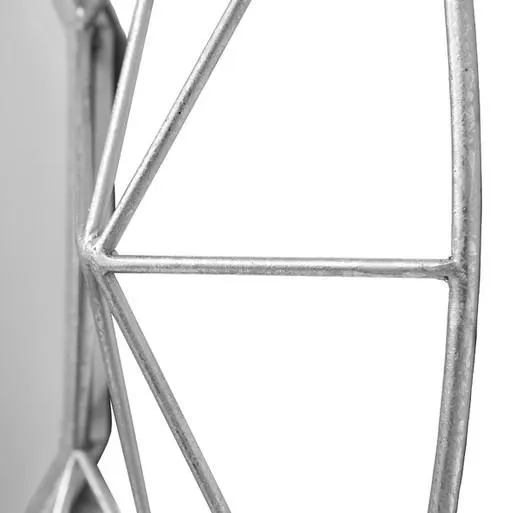 Silver Geo Mirror