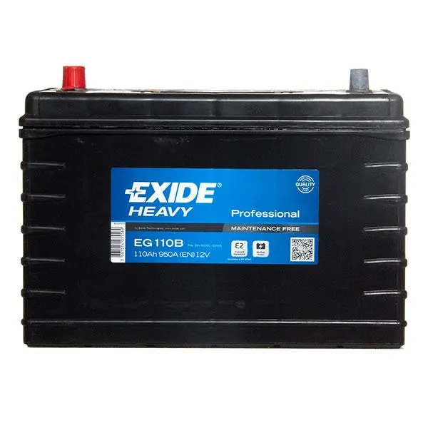 Exide 640 Centre Terminal Battery - 2 Year Guarantee