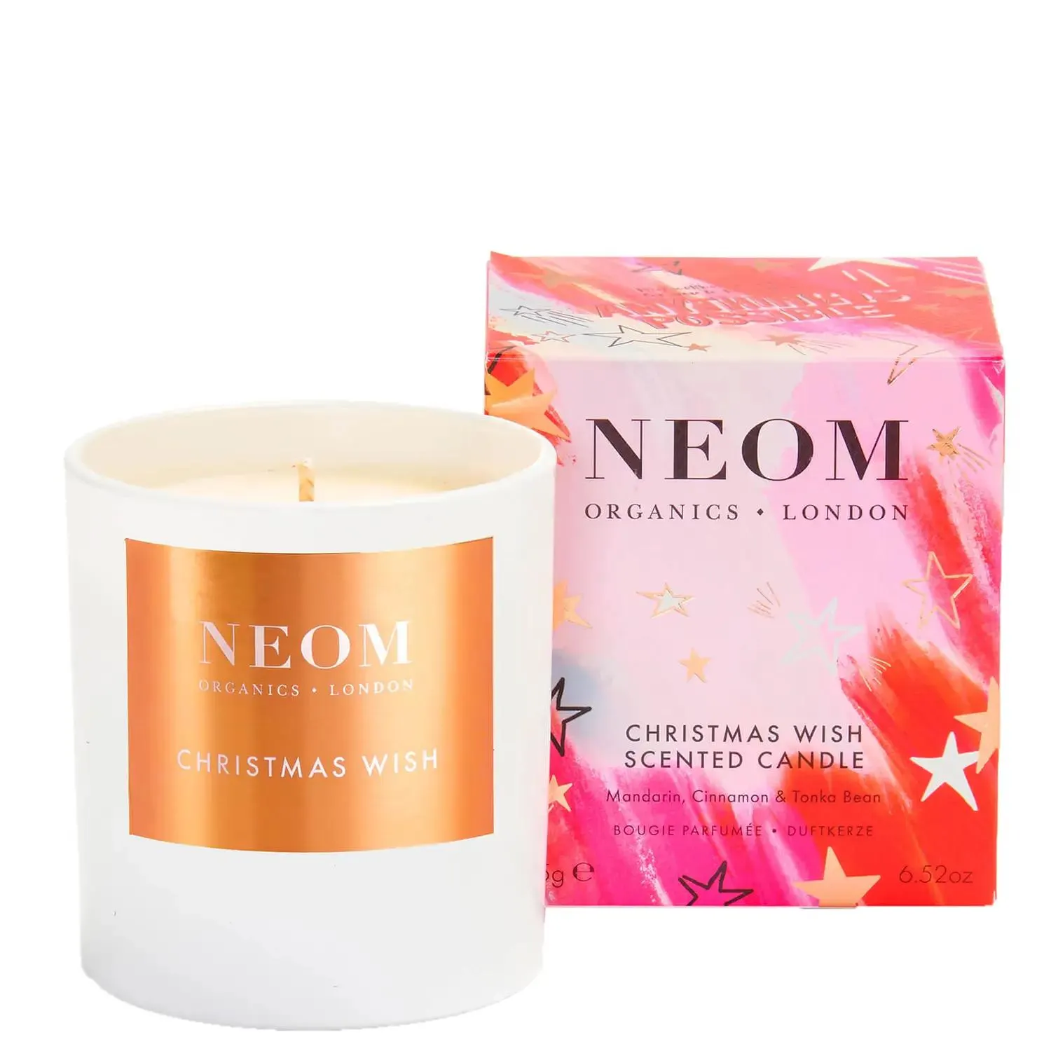 Neom Organics London Scent To De-Stress Christmas Wish 1 Wick Candle 185g