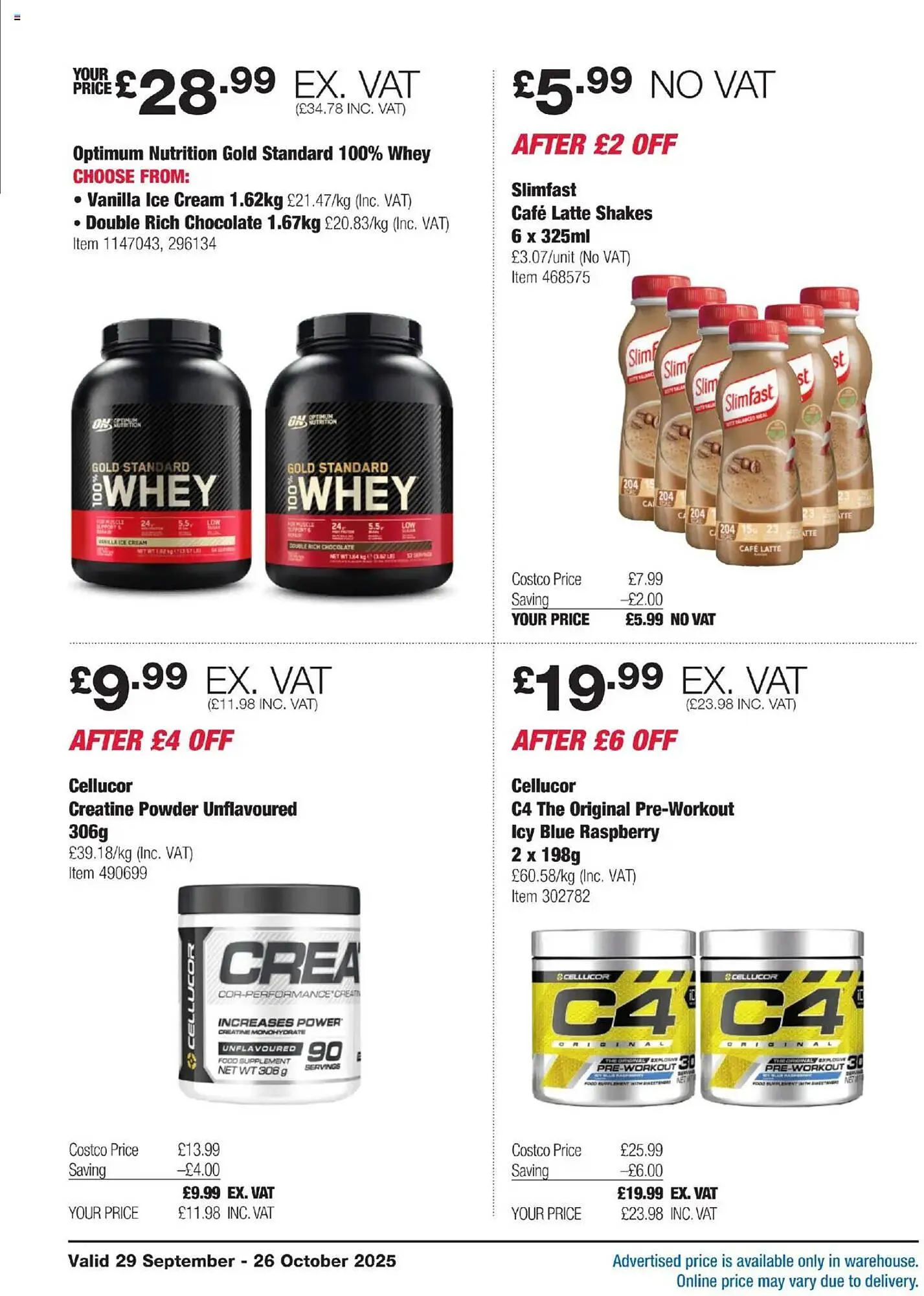 Costco leaflet from 29 September to 26 October 2025 - Catalogue Page 22